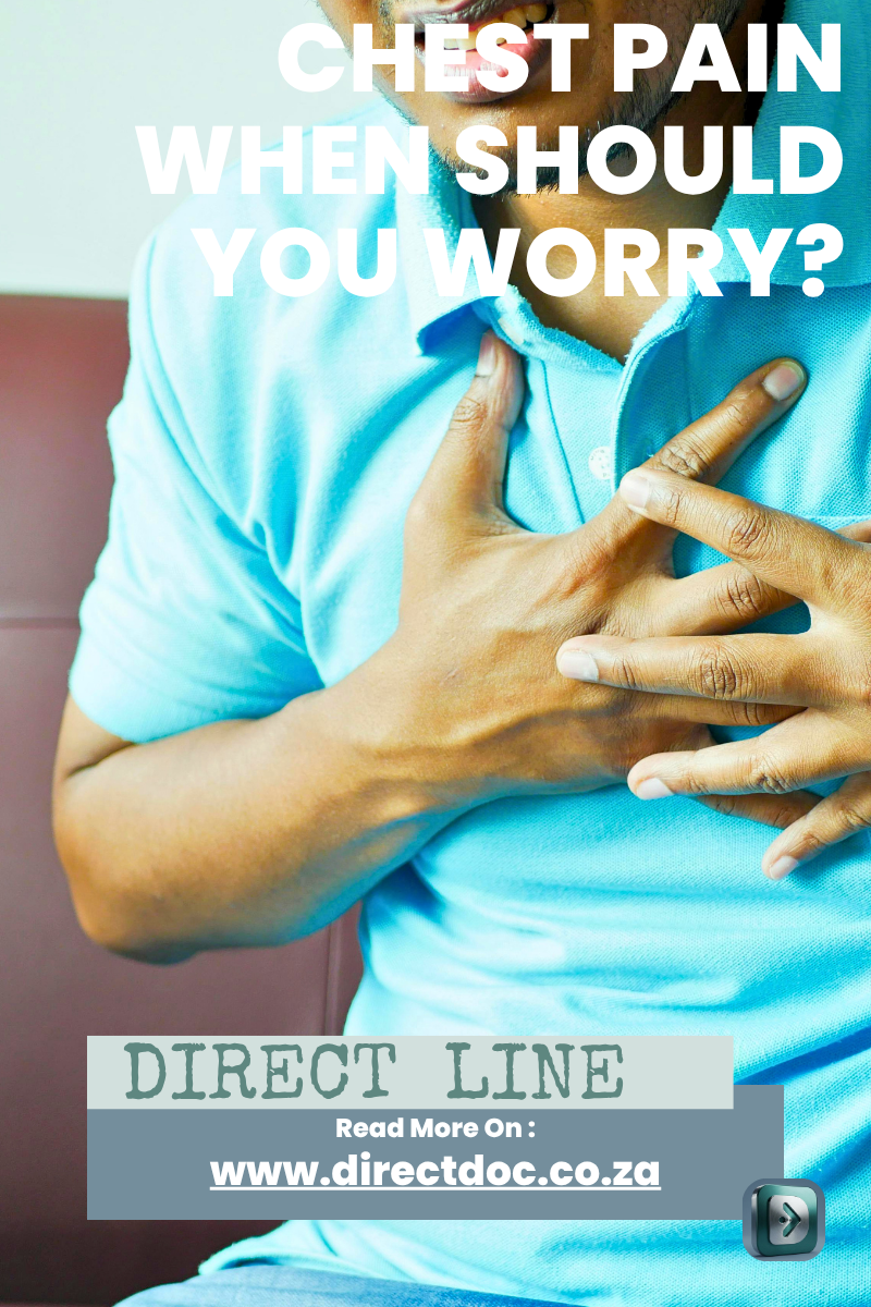 An image depicting a main having cardiac chest pains