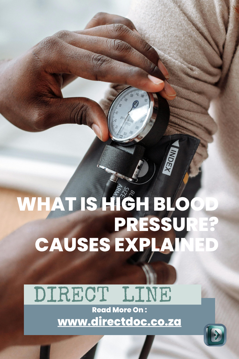 an image of a hypertensive person getting his blood pressure readings done 