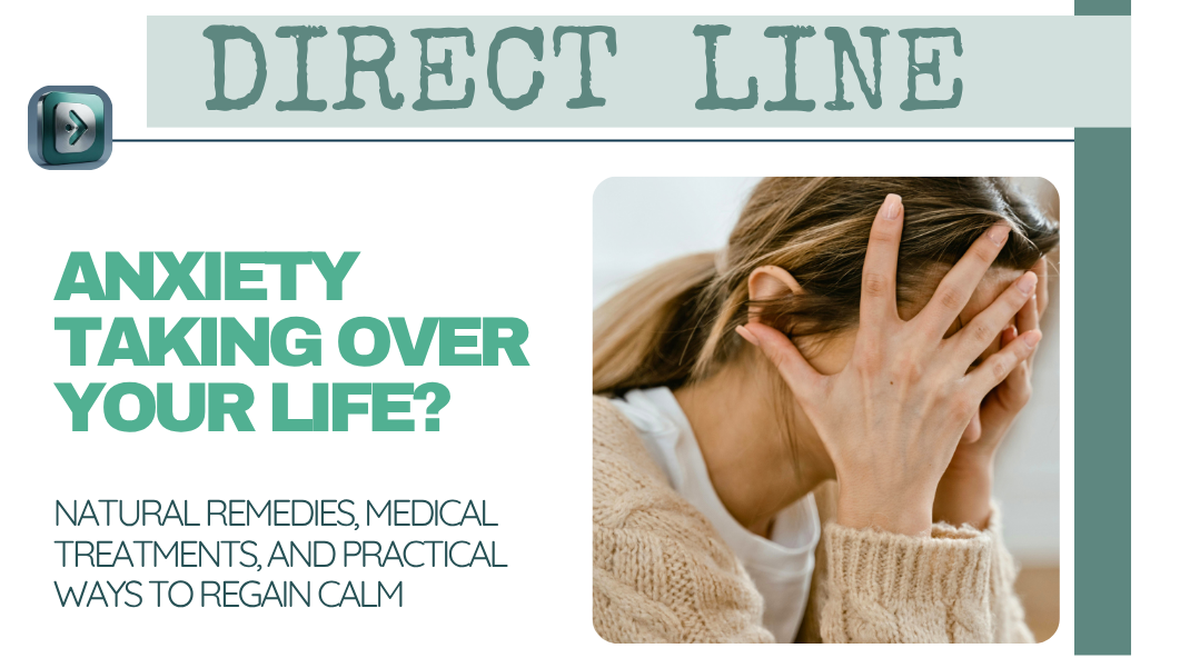 Image of female experiencing Anxiety, with her head in her hands