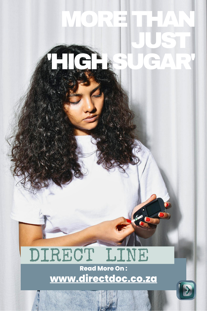Online Doctor health blog South Africa image showing a female taking her blood sugar readings
