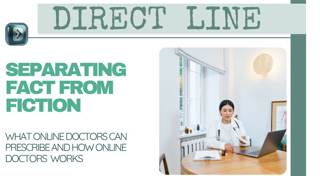 can online doc prescribe meds blog What Online doctors can prescribe showing a female online doctor who is prescribing at her desk
